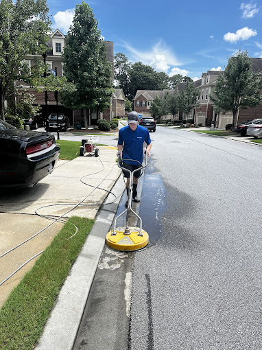 pressure washing